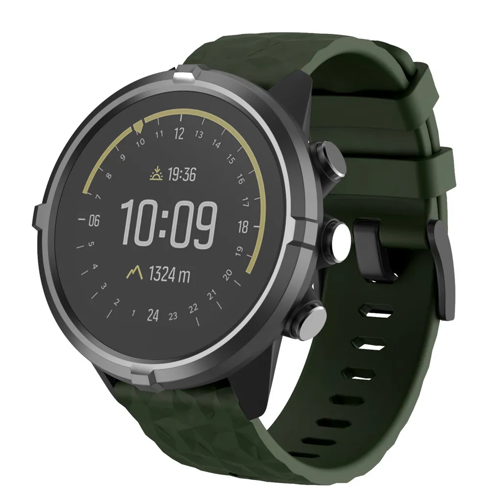 Спортивный силиконовый браслет наручные часы ремешок для Suunto 9/9 Baro медные часы# BO