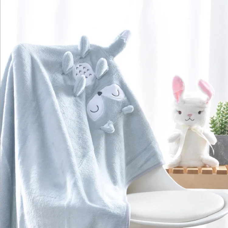100cm*70cm Cute Lovely cartoon Flannel Bedding Blanket Home Sleeping Bag for Toddler Baby Children