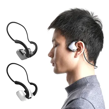 

R9 Bone Conduction Headset Neck Hook Bluetooth Wireless Headphones Waterproof Earphones Neckband for Sports Running Cycling