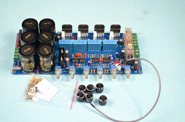 Плата усилителя с реле защиты DIY fever LM3886 сабвуфера 2 1 канала 68 Вт * + 120 | Электроника