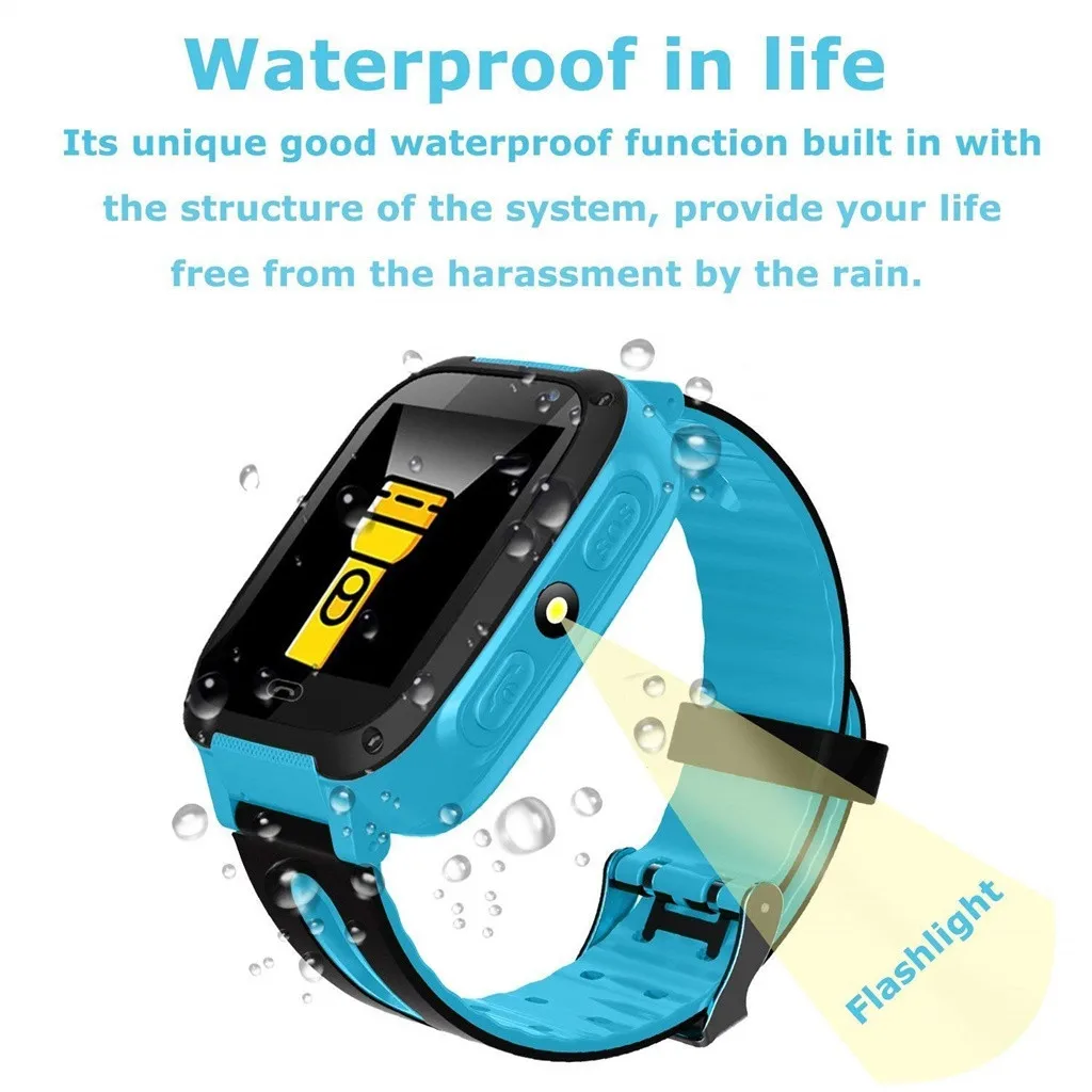 S4 Детские Смарт часы телефон LBS/gps SIM карта монитор ребенок SOS Вызов Smartwatch спортивные часы локатор камера экран# D1