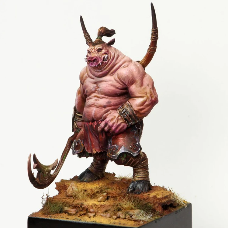 

1/32 Scale Assembly Resin Figure kit Wild boar warrior 60MM