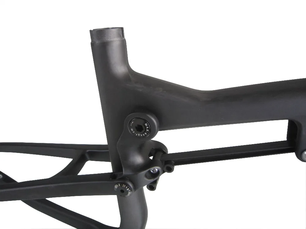 Carbonfan 27,5 er полная подвеска 3K карбоновая Mtb рама 2" BB30 карбоновая рама для горного велосипеда 27,5 er mtb велосипед