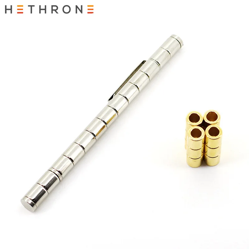 Золотая Роскошная шариковая ручка Hethrone с магнитной силой дополнительный