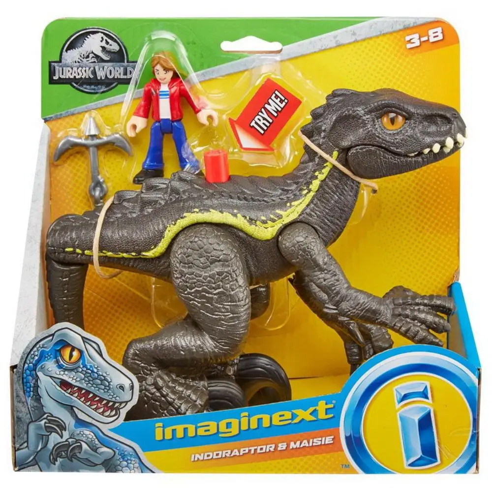 Set of Figures Imaginext Jurassic World Maisie and Indoraptor GKL51 for sale online 