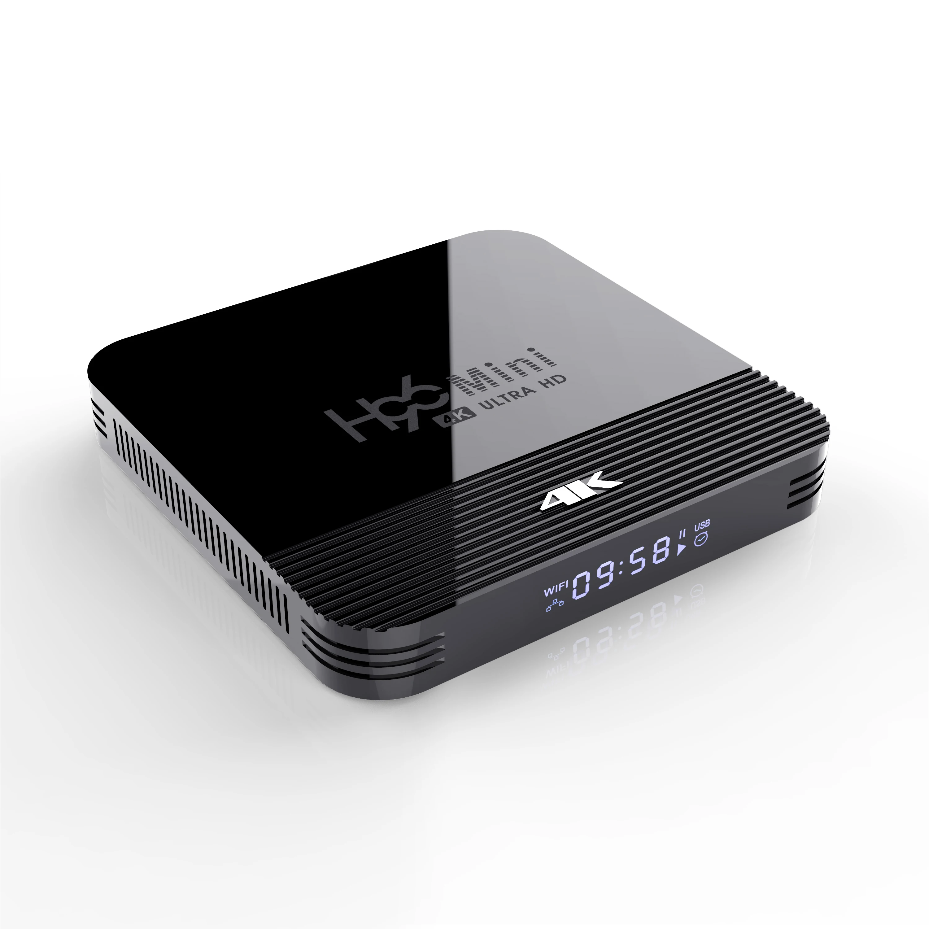  Cheap Quad Core 4K Smart TV Box Android9.0 Rockchip RK3228A Support 2.4G/5G WIFI Bluetooth LED Disp