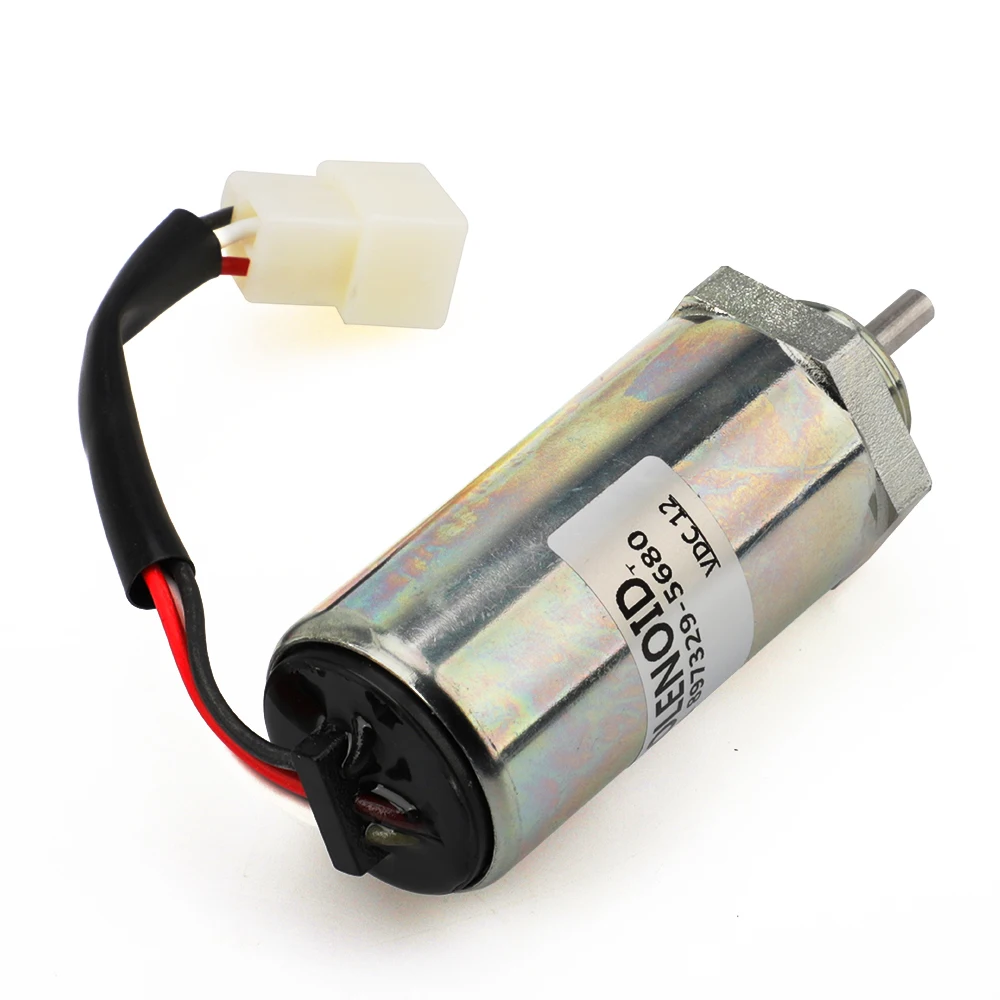 12V Excavator Engine Stop Solenoid 897329-5680 8973295680 for EX400 Isuzu 3LD1 3LD2 4LE1 | Автомобили и мотоциклы