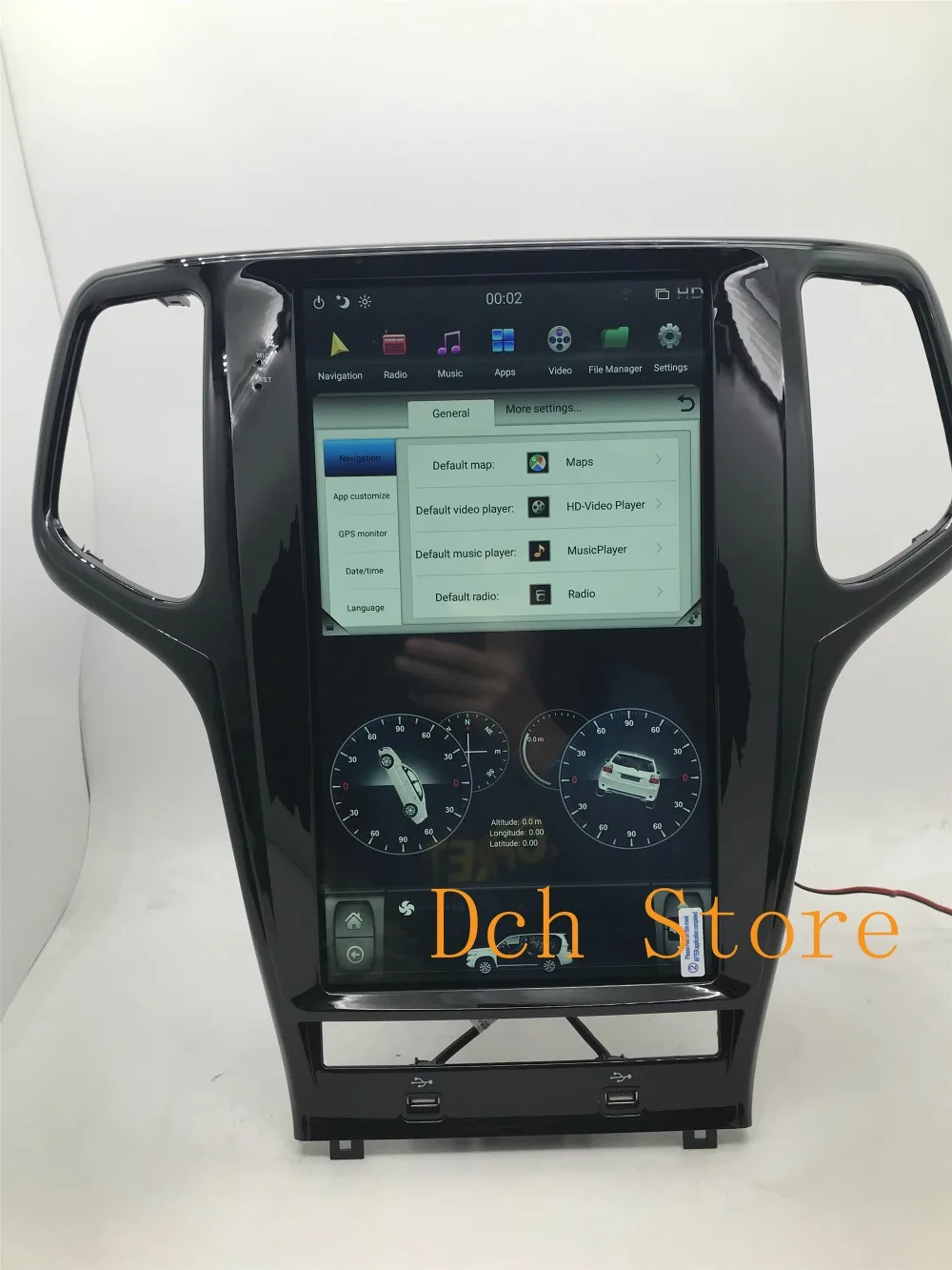 13,6 дюймов вертикальный экран Tesla стиль Android 8,1 автомобильный DVD gps плеер Радио Навигация стерео для Jeep Grand Cherokee 2009- PX6