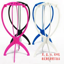 1 шт. красочные регулируемые Стенды для париков пластиковые манекен для шляп Болванка под парик держатели 18x36 см манекен голова/подставка Портативная подставка для парика стенд