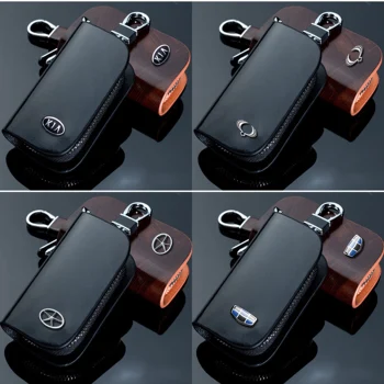 

Car Remote Key Case Cover With Car Logo For Geely Nissan Volvo Buick Volkswagen Ssangyong Haval JEEP Alfa Romeo Proton Porsche