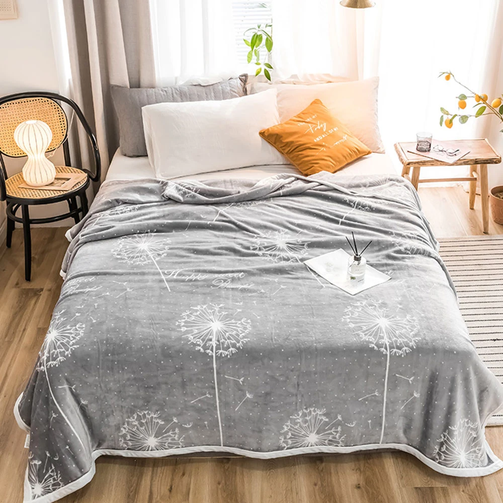

Bedspread Blanket Christmas Soft Cozy Velvet Plush Throw Blanket Aircraft Sofa Use Home Office Travel Blanket Wash Couch Blanket