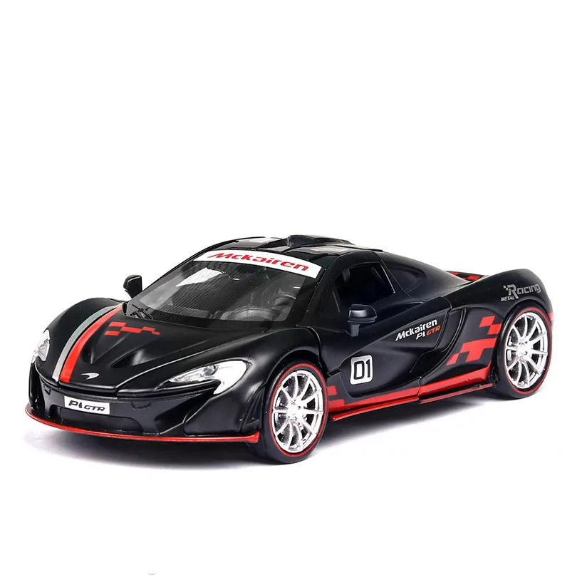 1:32 p1GTR супер игрушечный автомобиль модель автомобиля Сплав Вытяните назад детские игрушки Подлинная Лицензионная коллекция подарок детям