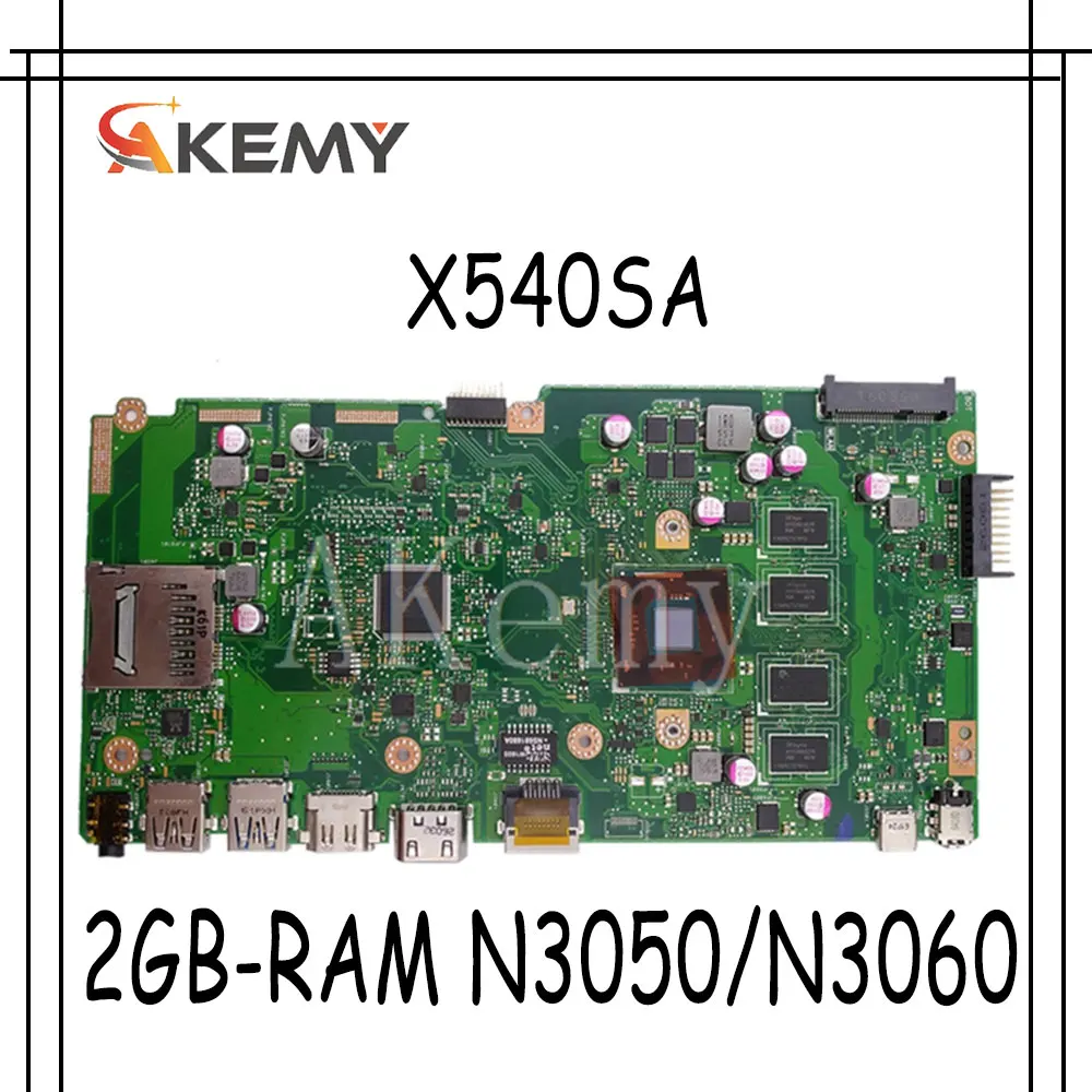 Новый X540SA материнская плата REV 2 0 для For Asus X540 X540S X540SAA ноутбука тест ok 2GB RAM N3050/N3060