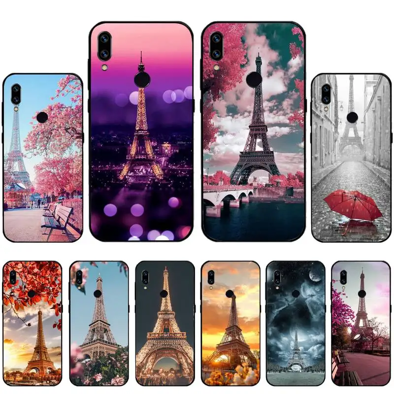 

Romantic Paris Eiffel Tower fashion capa cover Phone Case coque cover funda For Xiaomi A1 F1 redmi note 5 6 7 8 10 9 s t pro