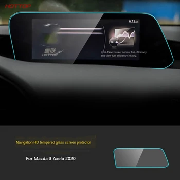 

For Mazda 3 Axela 2020 GPS Navigation Screen Tempered Glass Protective Film Screen HD Display Film Sticker