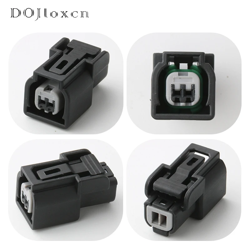 1 Set 2 Pin Sumitomo Auto Fuel Injector Electronic Waterproof Black Connector Plug For CB400 Accord 6189-6904