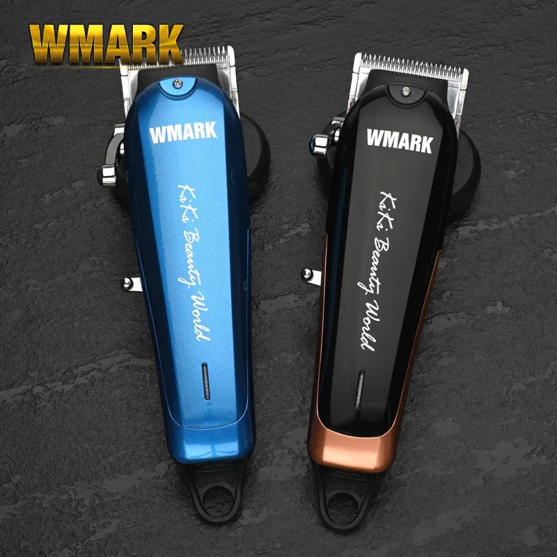 WMARK NG-103PLUS 103B 6500RPM 2500mAh Professional Hair Clipper With Fade Blade Stagger-teeth Hair Cutting Machine For Men 5pcs toy43at 02 engraved line car key blade scale shearing teeth cutting key blank clipper key blade for toyota 10 key pin