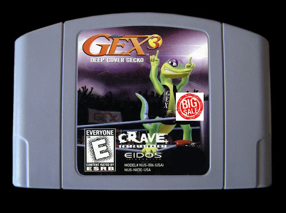 64bit игры* Gex 3-глубокий крышка Gecko(версия для США