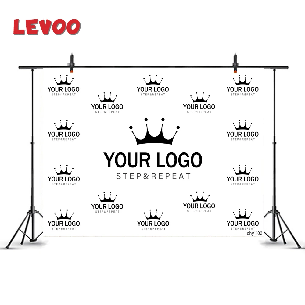 LEVOO изготовленным на заказ логосом фон персонализированный шаг и повторите