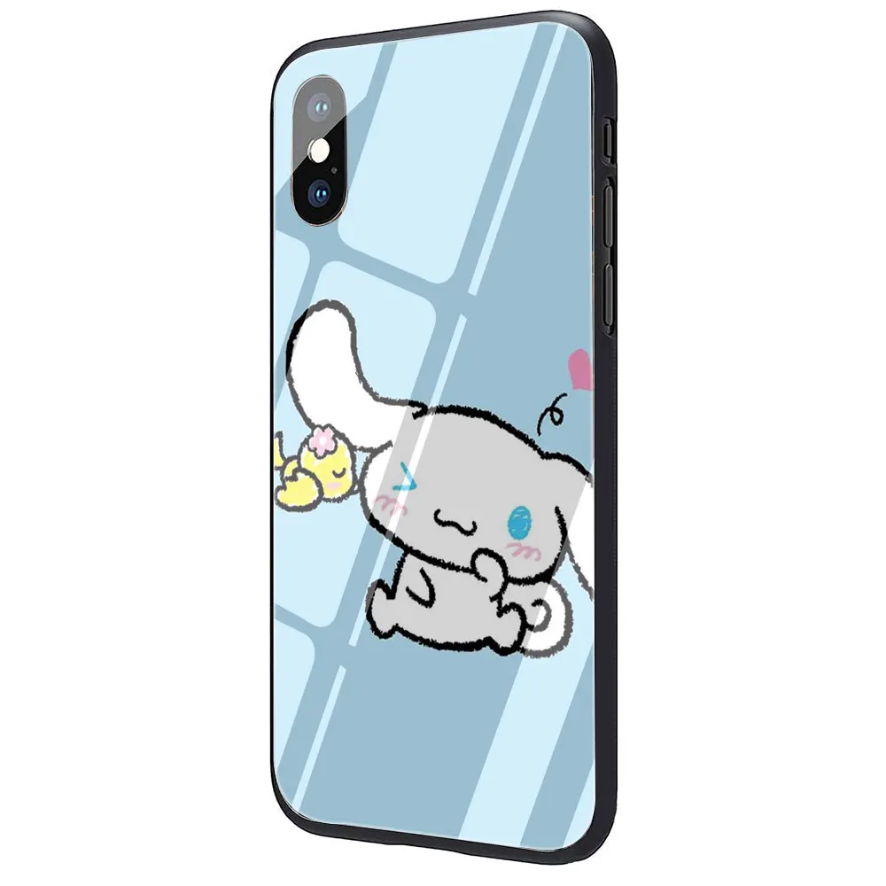 G12 EWAU милый мультфильм Tempered oroll закаленное стекло чехол для телефона iPhone 11 Pro 6 6S Plus 7 8 Plus X XS XR XS Max - Цвет: G12