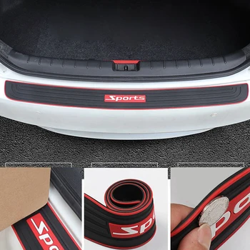 

1x Car Accessories Rear Guard Bumper Scratch Protector Non-slip Pad Cover Rubber