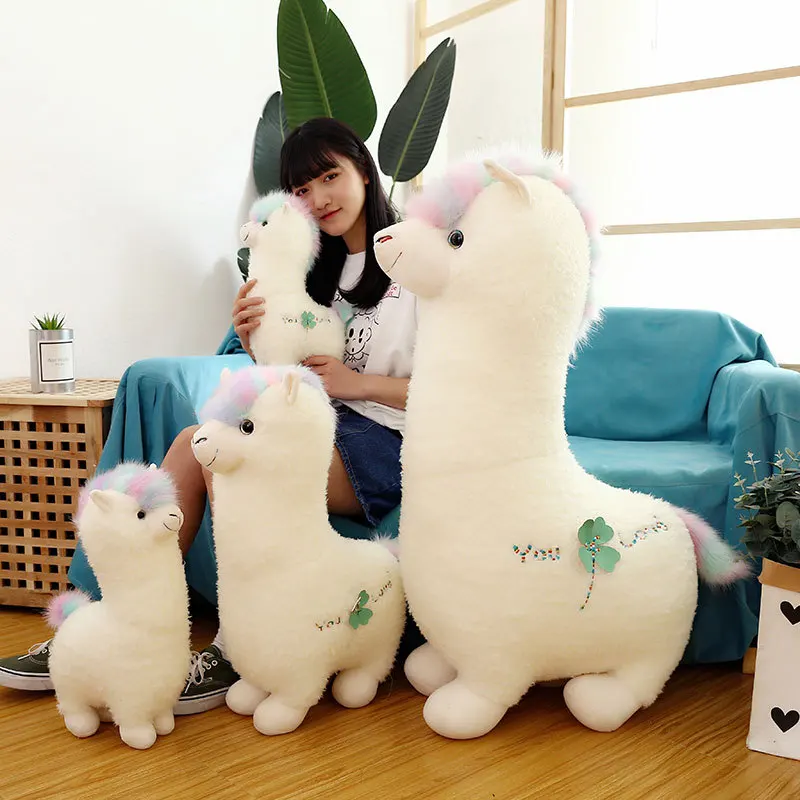 

Cute cartoon alpaca plush animal toy doll alpaca pillow pillow doll plush Christmas toy