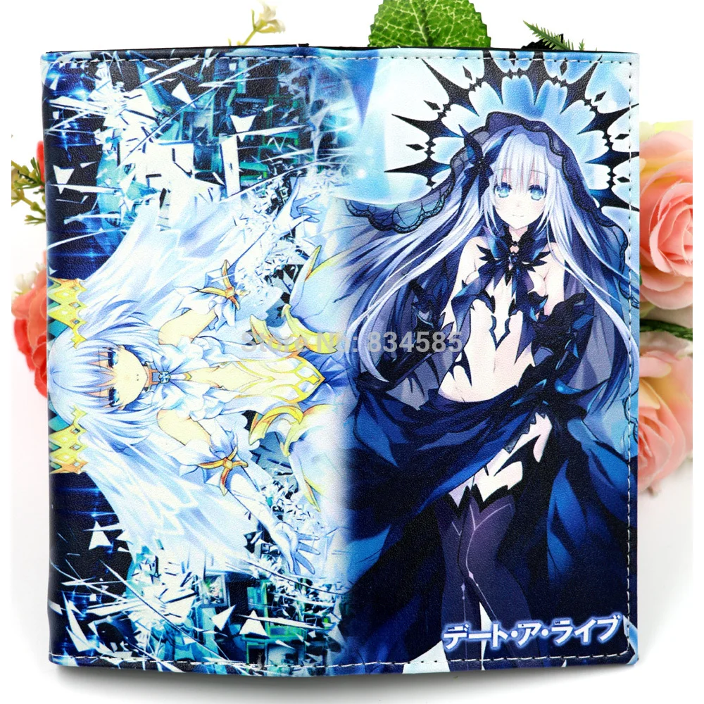 Длинный кошелек клатч из искусственной кожи с рисунком аниме DATE A LIVE