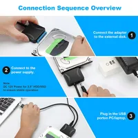 sata כבל USB Sata כבל USB 3.0 כבלי SATA ליווי 2.5 אינץ 