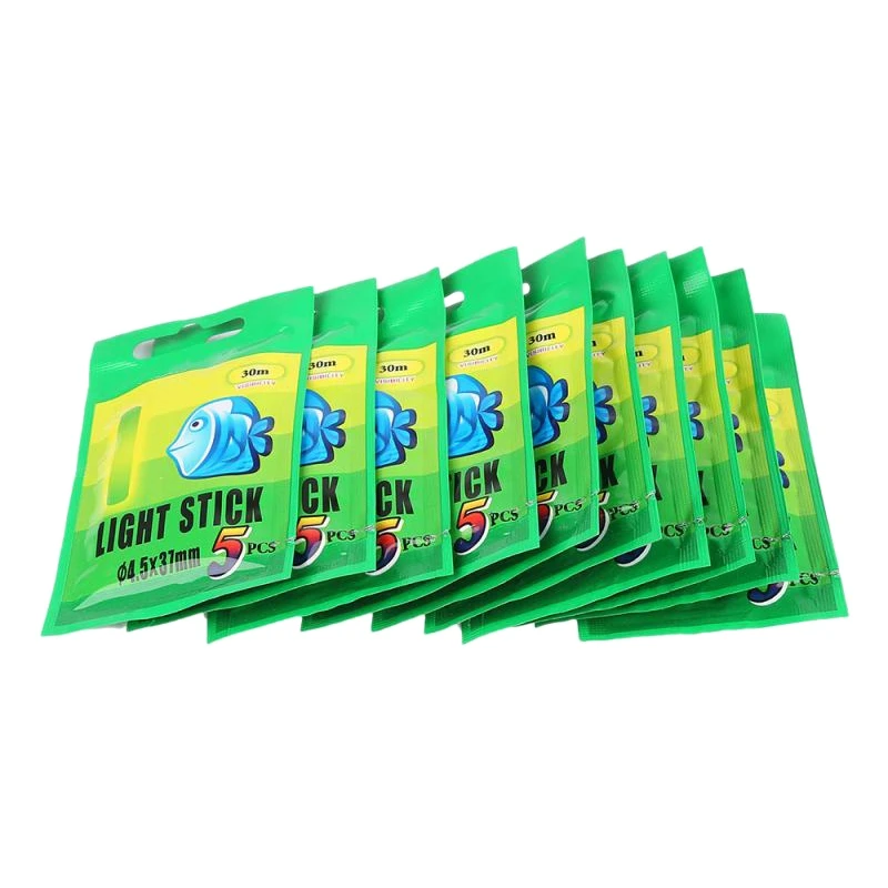 50Pcs Fishing Float Fluorescent Lightstick Light Night Rod Lights Dark Glow Stick | Спорт и развлечения