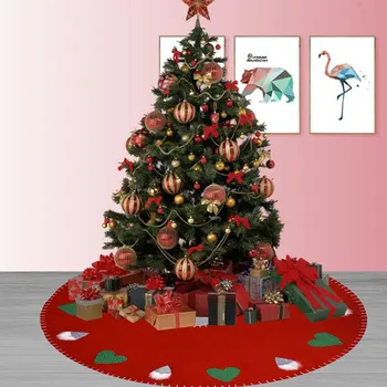 

Christmas Tree Skirts Xmas Tree Decorations Ornaments For Home Check Tree Skirt Carpet