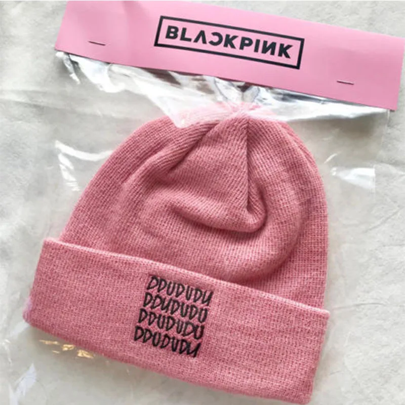 BlackPink Горячая песня DDUDU Skullies Beanies Kill This Love шерстяная шапка JISOO JENNIE LISA ROSE унисекс аксессуар LXX162