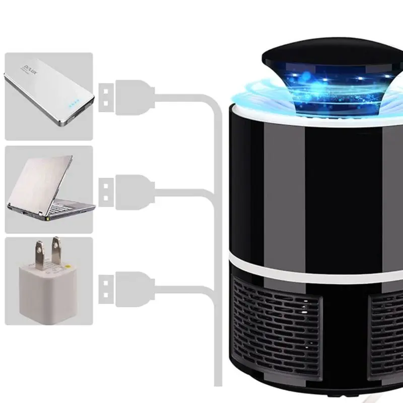 Электрический Zapper инсектицидная лампа 5В USB Fly ошибка вредителей убивающие ловушки для мышей светодиодный светильник и Прямая поставка