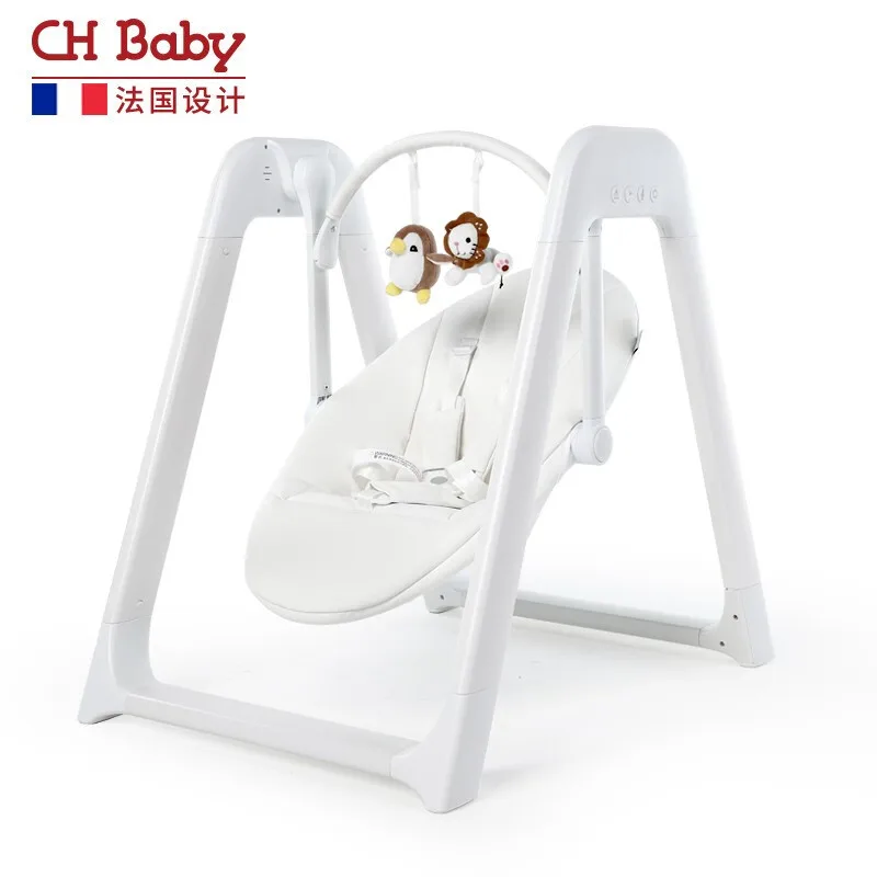 

953 Infant Electric Swing Rocking Chair Newborns Multi-functional Baby Bassinet Loungers Children Pacify Rocking Chair to