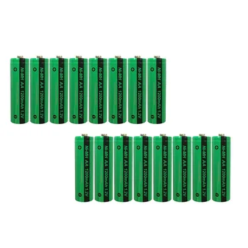 

16pcs PKCELL AA NiMH Rechargeable Battery aa 1200mAh 1.2V Ni-MH Industrial Batteries Bateria Button Top