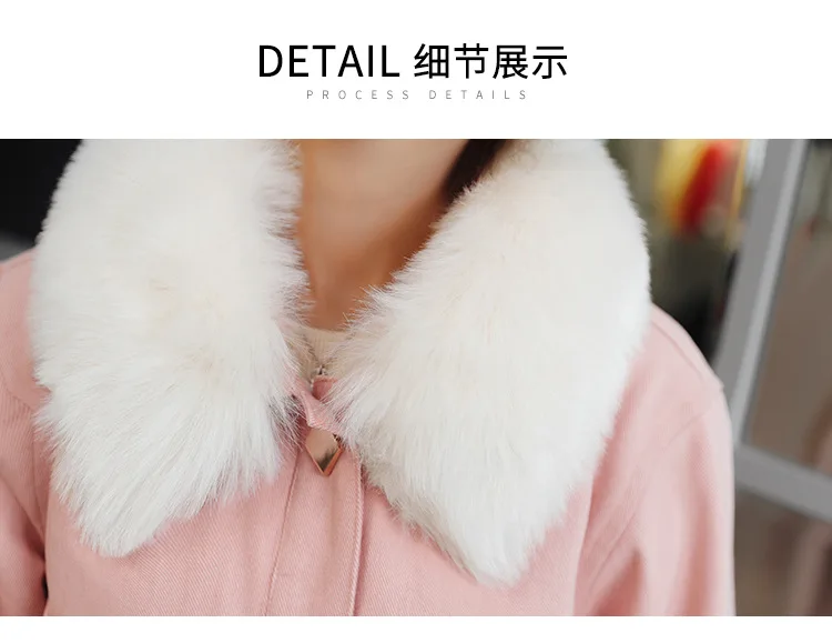 Y9398 Jeans Coat Women's Short Korean-style Brushed And Thick Lambs Wool Large Size Cotton-padded Clothes