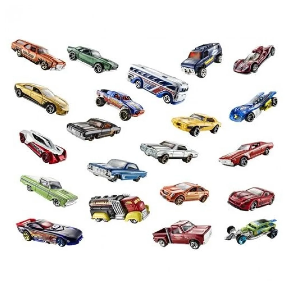 Набор базовых машинок Hot Wheels H7045, масштаб 1:64, 20 шт
