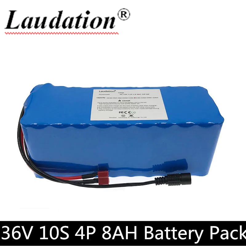 

Laudation 36V 8ah electric bicycle battery pack 10S 4P 500W High Power and Capacity 42V Motorcycle Scooter with BMS