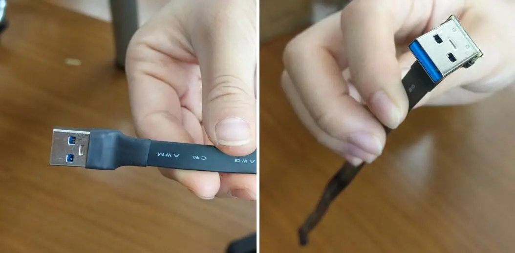 90 Degree Fold Flat USB 3.0 Micro B to Type A Male/Female Cable with Micro-B USB3.0 Connector - FPC FPV Extension Cord Description Image.This Product Can Be Found With The Tag Names Computer Cables Connecting, Computer Peripherals, PC Hardware Cables Adapters, Usb