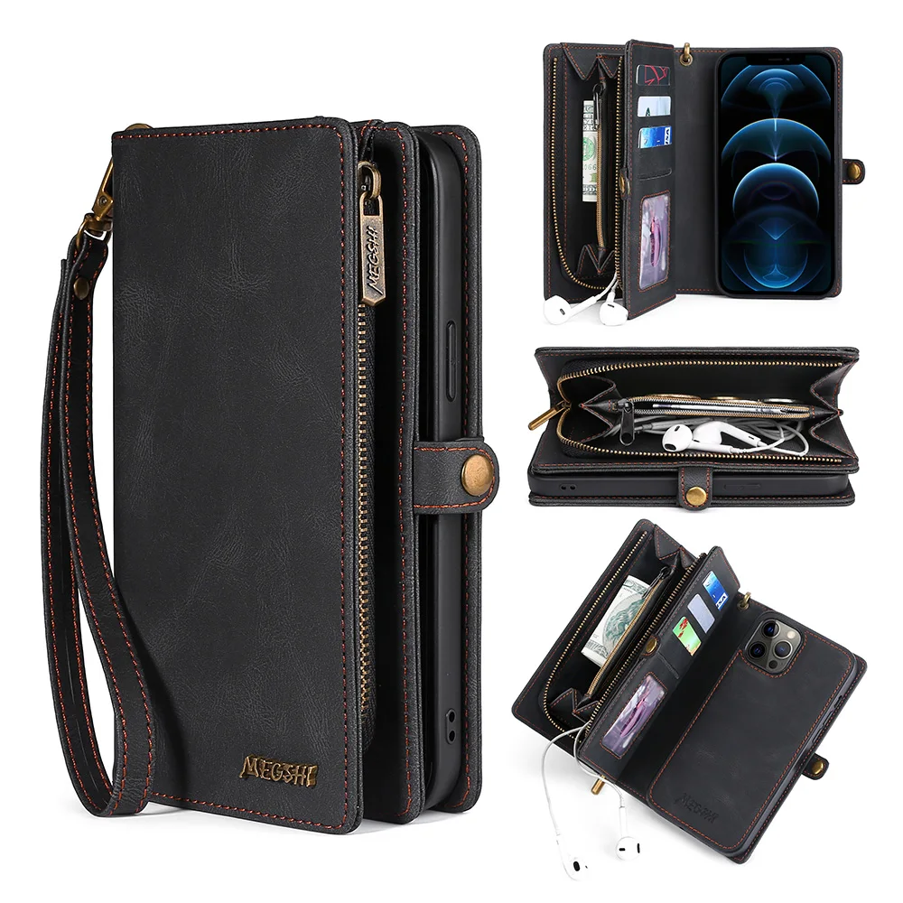Cartera de cuero de la PU de la caja del teléfono para Samsung Galaxy M31 S8 S9 S10 S20 S21 más Note20 Ultra A20E A21S A40 A50 A51 A70 A71 S20FE