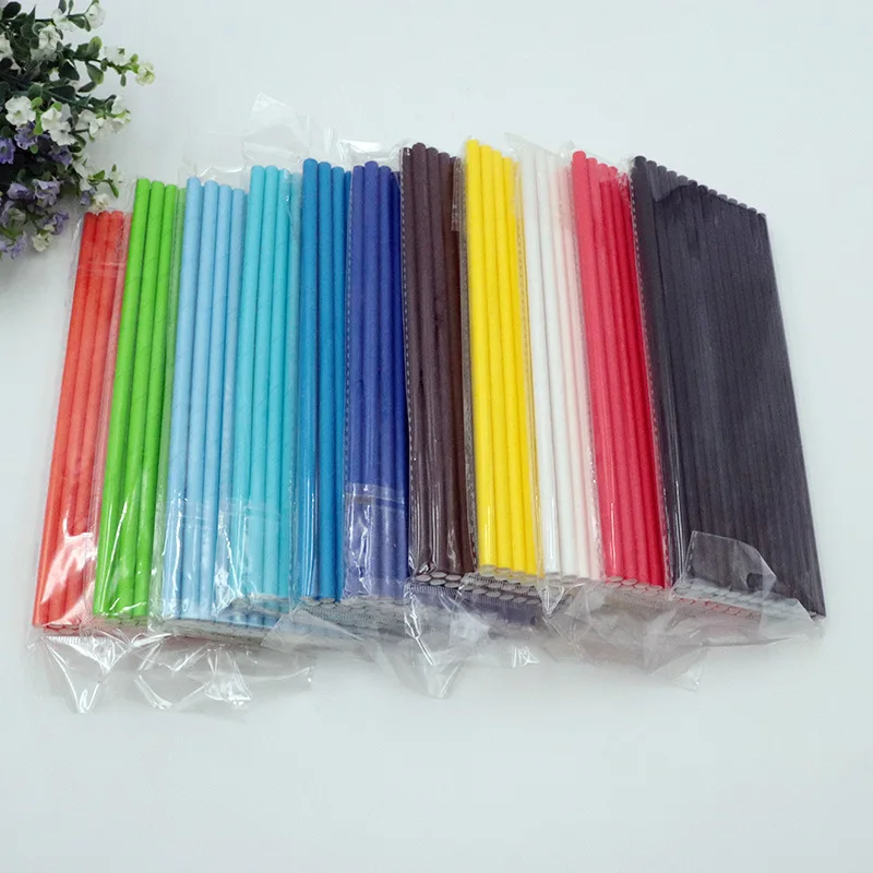 

[Currently Available] mi tao Monochrome Disposable Paper Straw Wholesale Biodegradable Food Grade Craft Paper 25/Bag
