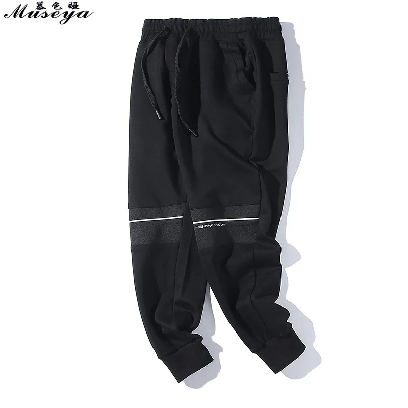 

2019 New Style Pants MEN'S Sports Pants Fashion Beam Leg Capri Casual Skinny Running Sweatpants Youth Versatile Fashion Pants