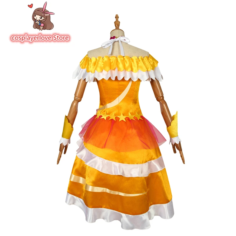 Звездный мерцающий Precure симпатичный милый Amamiya Erena/Cure Soleil Косплей Костюм для Хэллоуина Рождественский Костюм