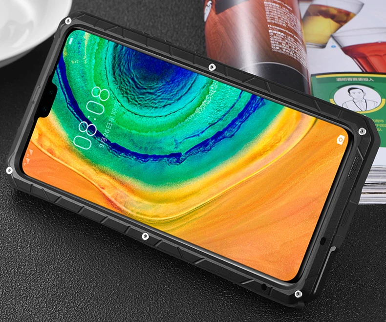 IMATCH для huawei mate 30 Pro Чехол для Телефона Жесткий Алюминиевый металлический чехол с полной защитой ударопрочный Прочный корпус