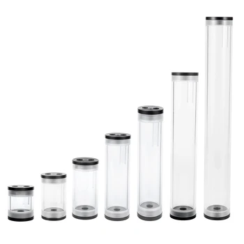 

210MM length 50MM diameter cylindrical water-cooled tank accessories complete PMMA water tank water cooling computer