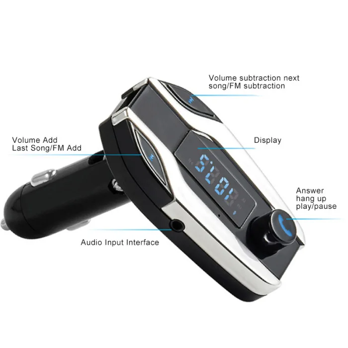 Беспроводной MP3 плеер FM передатчик Handsfree USB для телефона OD889