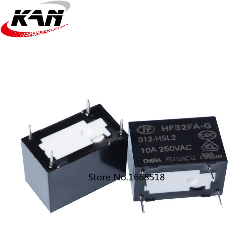 20 шт./лот реле HF32FA-G-005-HSL2 HF32FA-G-012-HSL2 HF32FA-G-024-HSL2 4PIN 10A