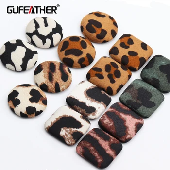 

GUFEATHER M506,jewelry accessories,diy accessories,square,leopard print,hand made,jewelry findings,jewelry making,10pcs/lot