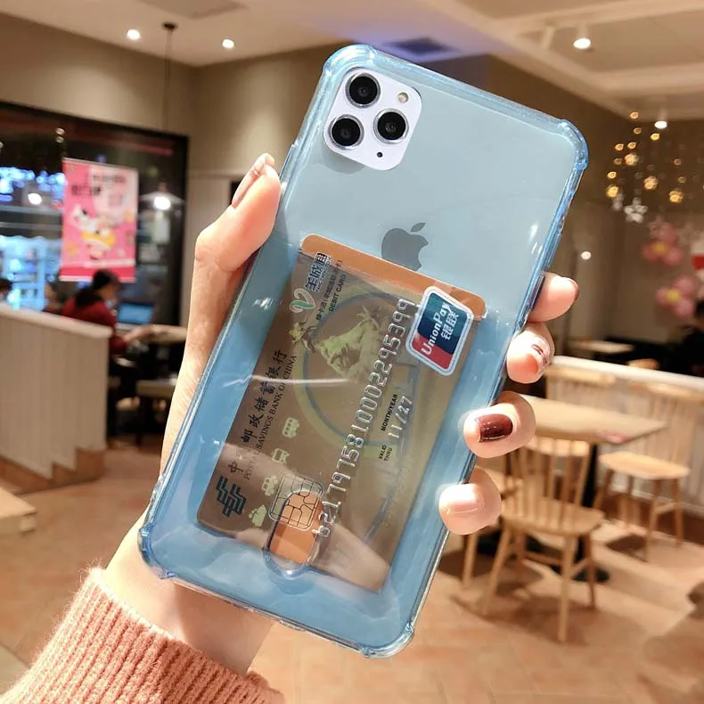 XW0496BE Чехол для телефона moskado с отделением для карт для iPhone 11 X XR XS Max, мягкий чехол из ТПУ для iPhone 6, 6 S, 7, 8, 7 Plus, простой чехол - Цвет: XW0496BE
