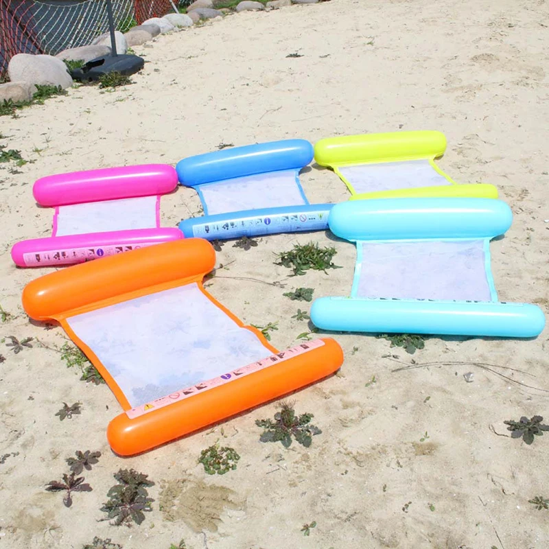 Плавательный водный гамак складной надувной плавающий бассейн шезлонг стул