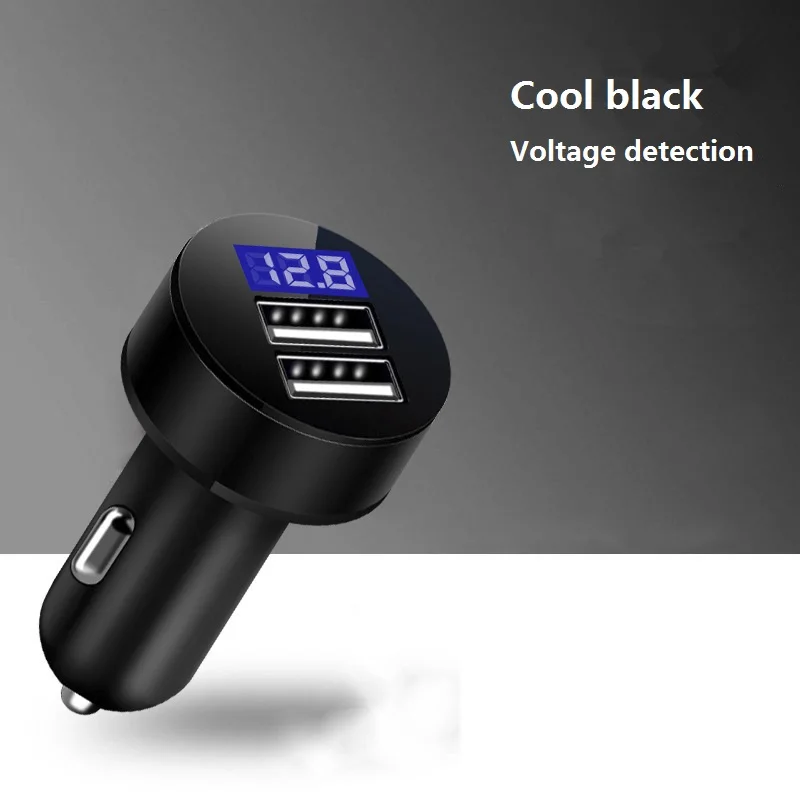Автомобильное зарядное устройство USB для iPhone Xiaomi huawei samsung SCP type C PD быстрое автомобильное зарядное устройство для мобильного телефона Быстрая зарядка 2,0 3,0 - Название цвета: black digital
